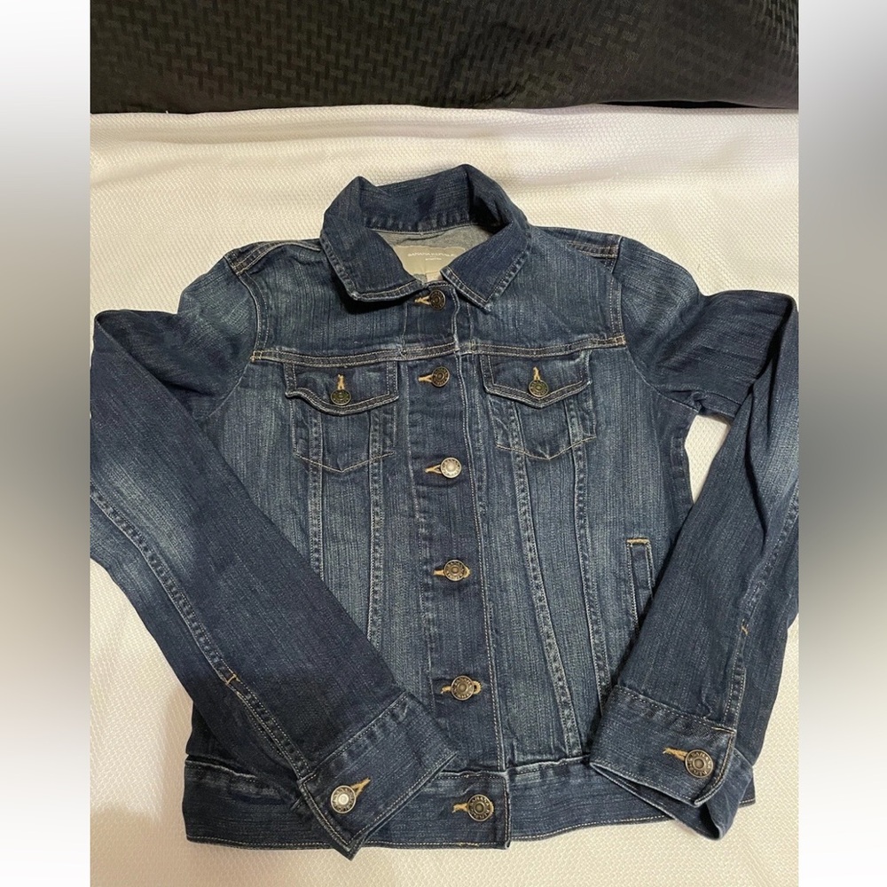 Banana Republic Classic Dark Blue Denim Jacket